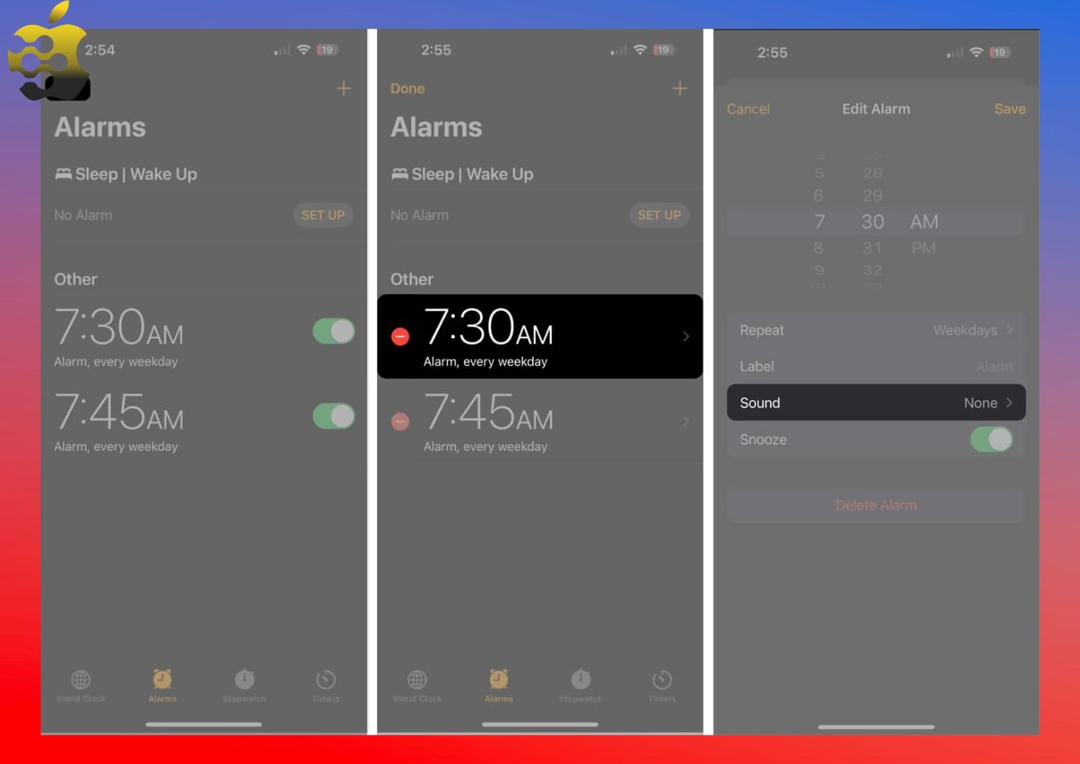 How to Stop the Alarm Clock on an iPhone From Vibrating