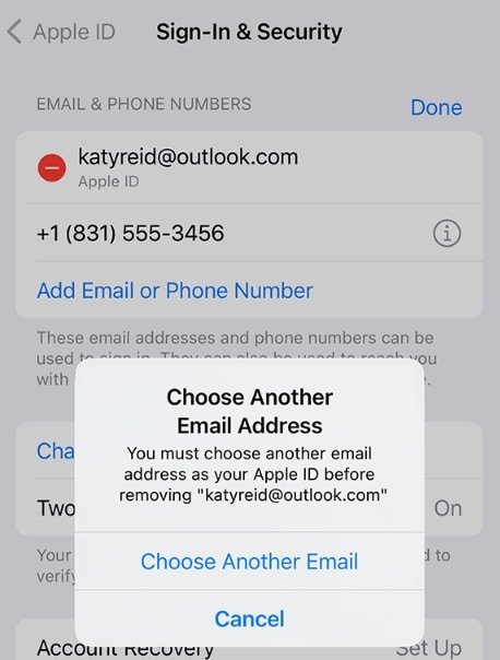 Change your Apple ID email on your iPhone or iPad