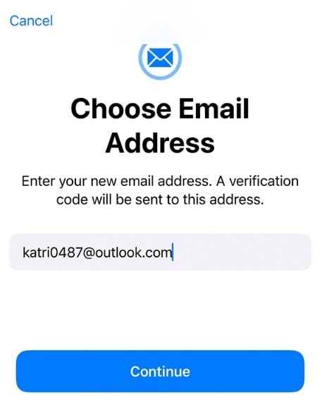 Change your Apple ID email on your iPhone or iPad