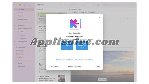 Keep It For Mac Version 2.4.2 Latest 2024 [Download]